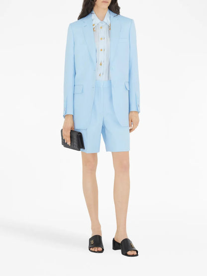 Single-Breasted Wool Blazer