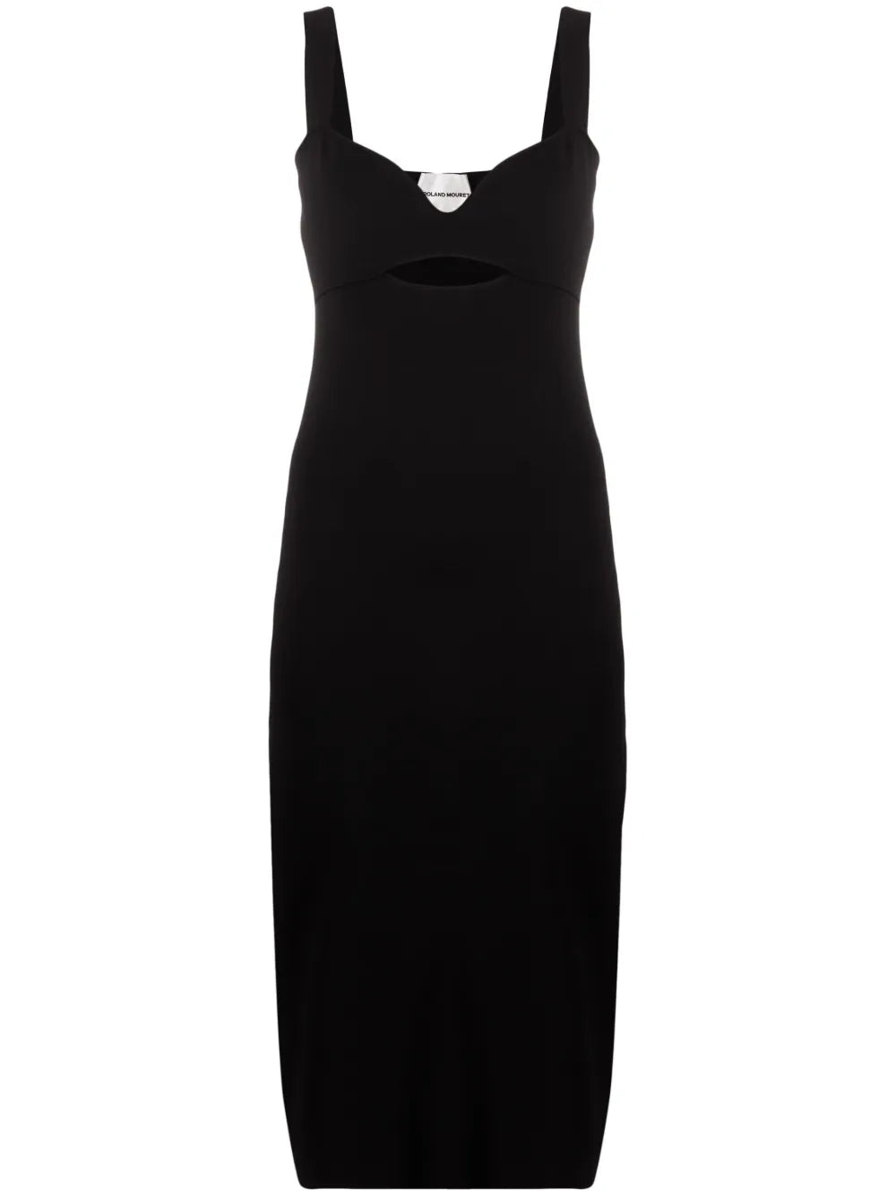 Cut-Out Knitted Midi Dress