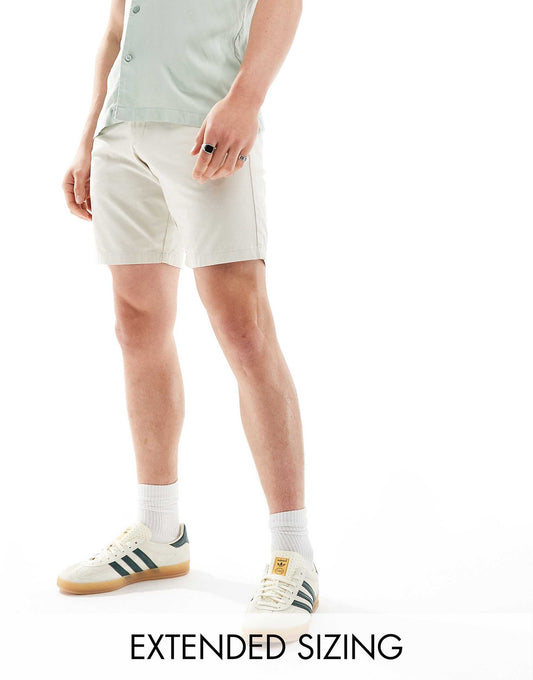 2 Pack Slim Stretch Chino Shorts