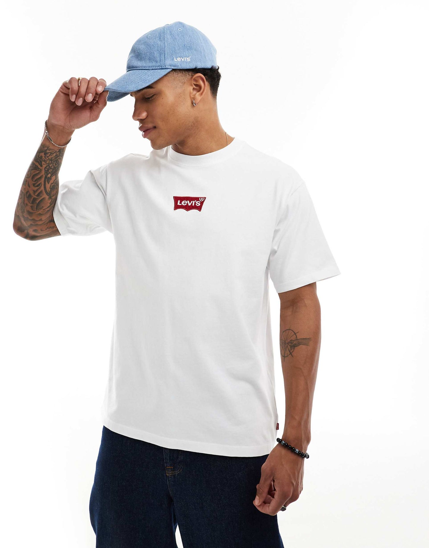 T-Shirt With Central Batwing Logo