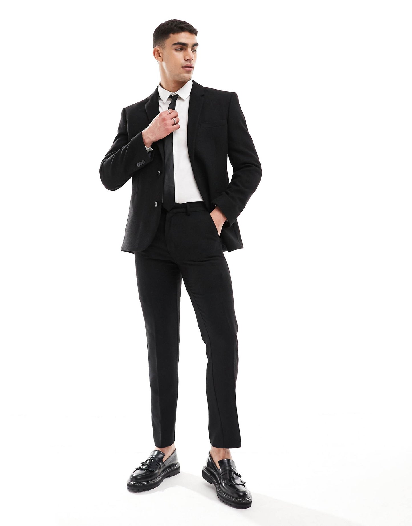 Slim Fit Wool Mix Suit Jacket