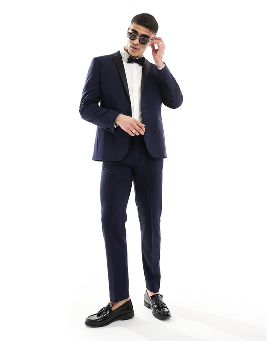 Slim Tuxedo Suit Trousers