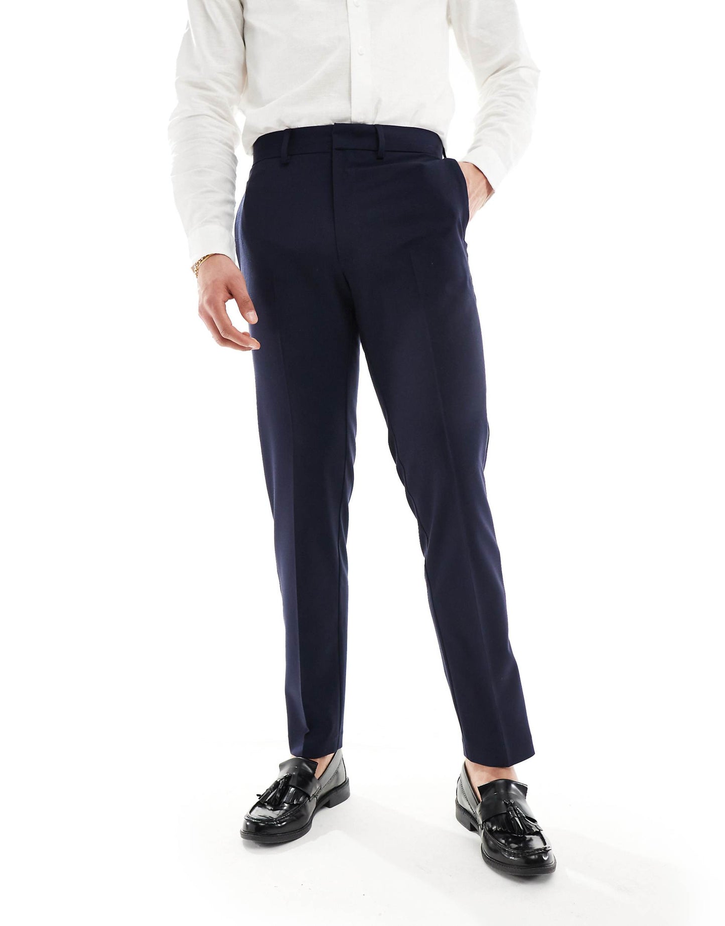 Slim Tuxedo Suit Trousers