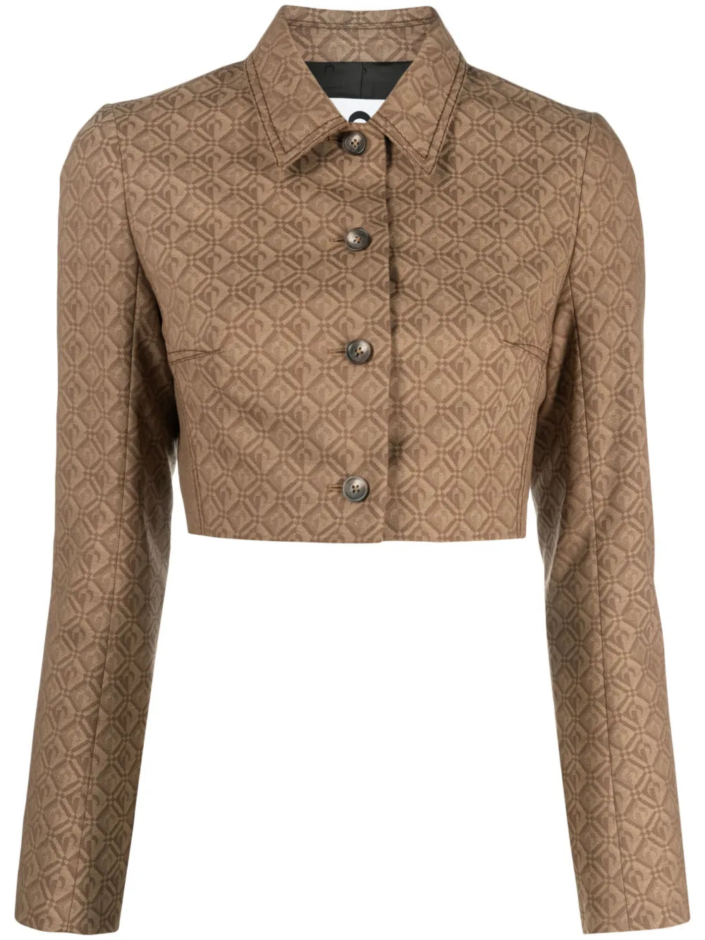 Moon Diamant Jacquard Cropped Jacket