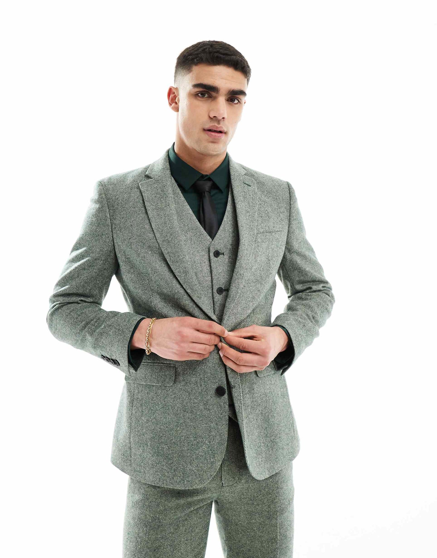 Slim Fit Wool Mix Suit Jacket