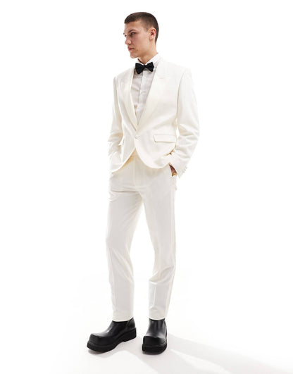 Low Break Slim Tuxedo Suit Jacket