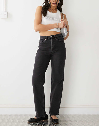 Zami High Waist Straight Leg Jeans