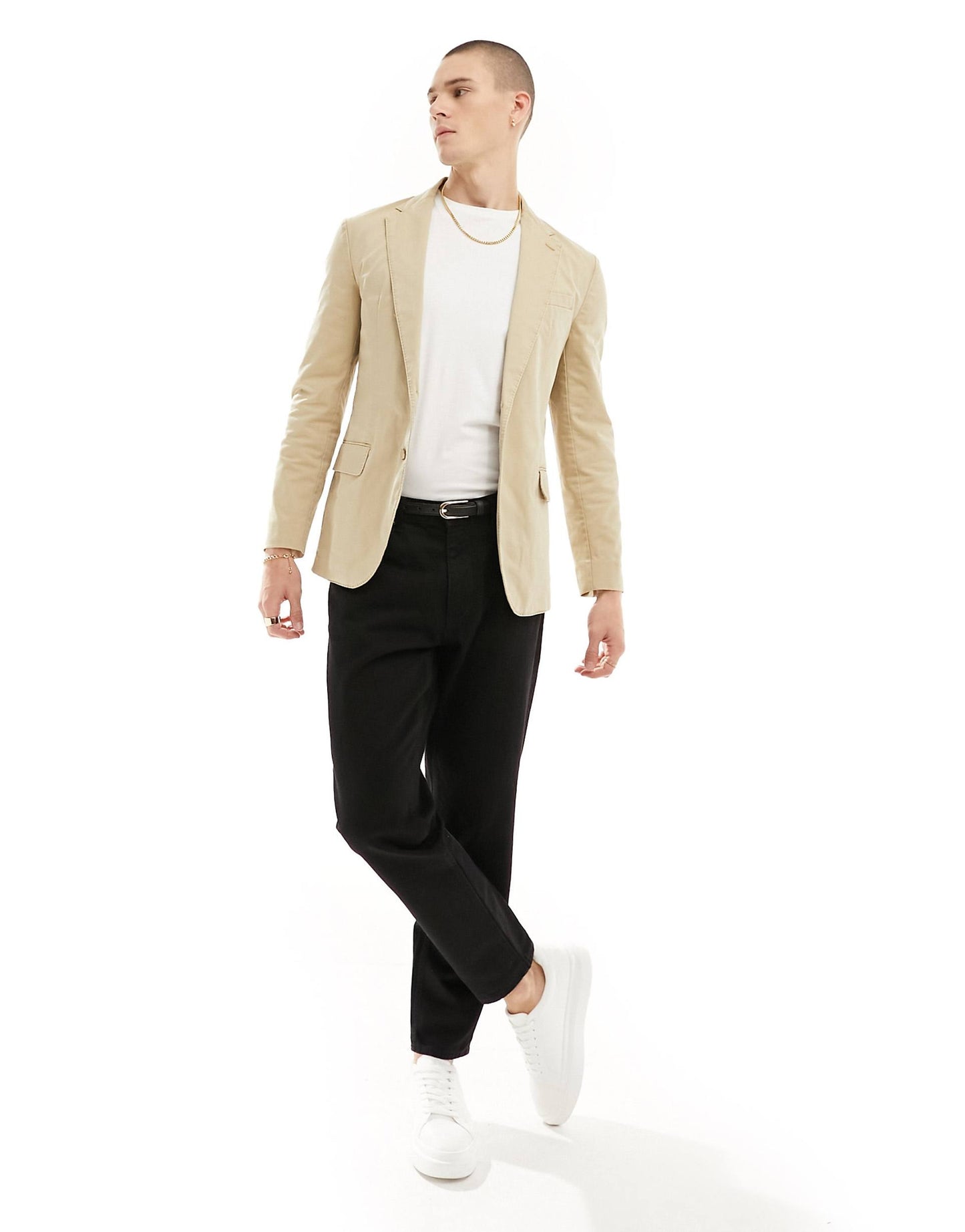 Tailored 2 Button Stretch Chino Sportscoat