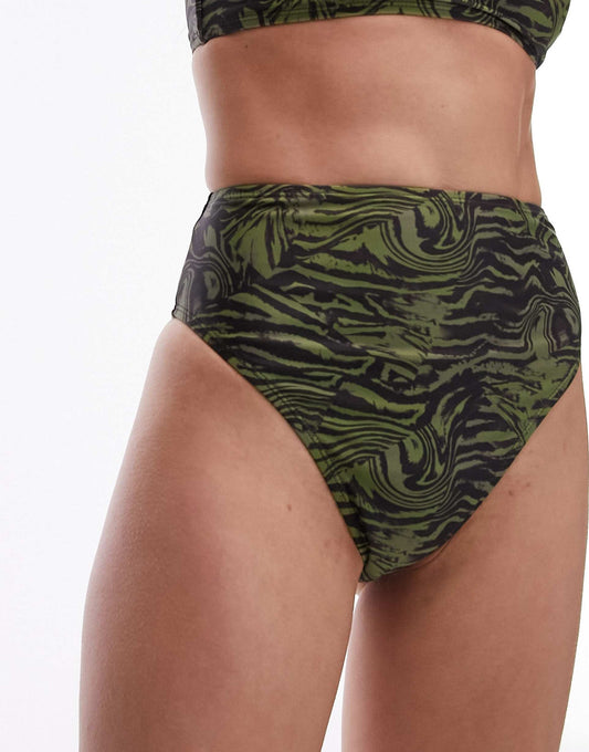 Mix And Match High Waist High Leg Bikini Bottoms