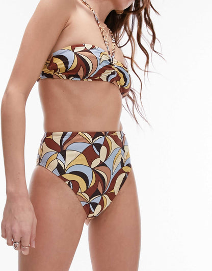 Mix And Match High Waist High Leg Bikini Bottoms