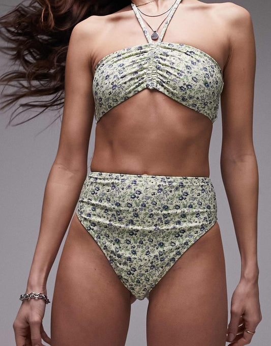 Mix And Match High Waist High Leg Bikini Bottoms