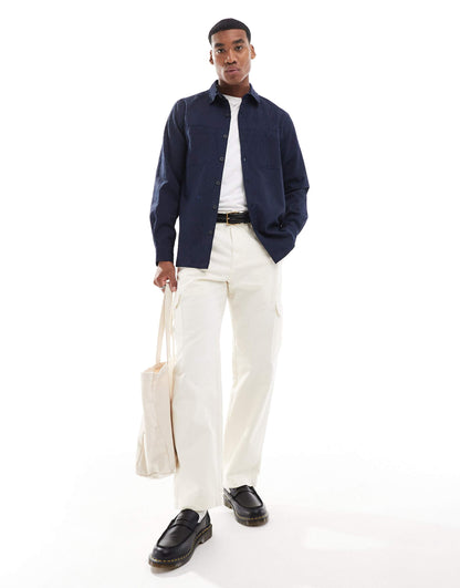 Wavy Textured Overshirt