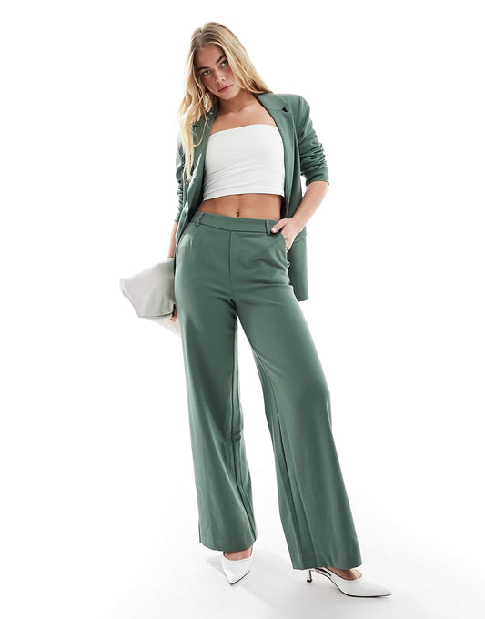 High Waist Wide Leg Trouser Co-Ord