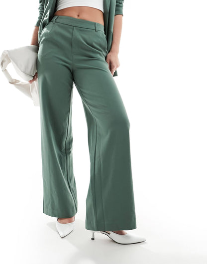 High Waist Wide Leg Trouser Co-Ord