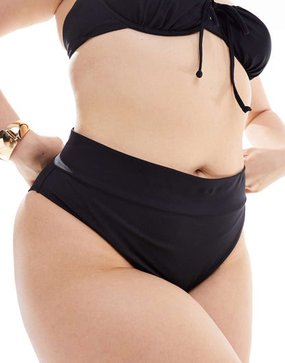 Co-Ord Plus High Waisted Bikini Bottoms