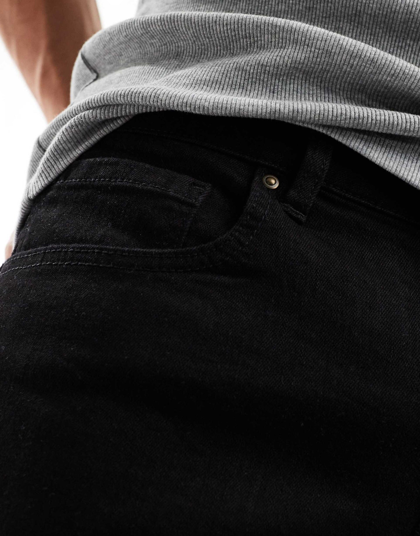 Stretch Slim Regular Length Denim Shorts