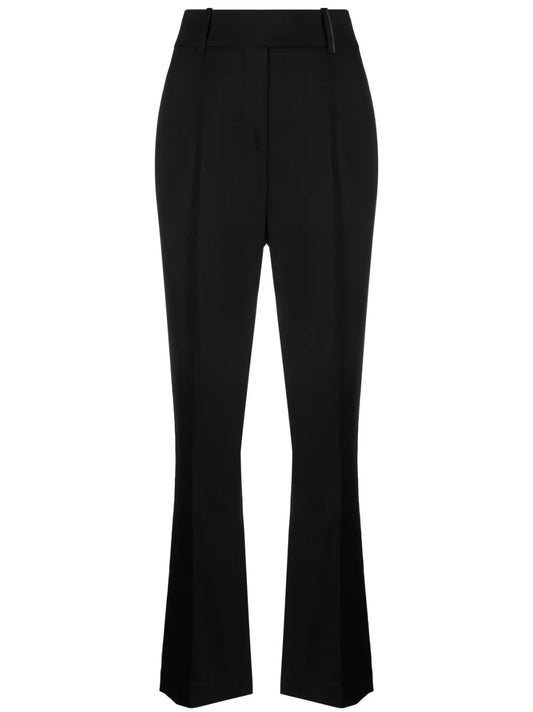 Monili-Embellished Bootcut Trousers