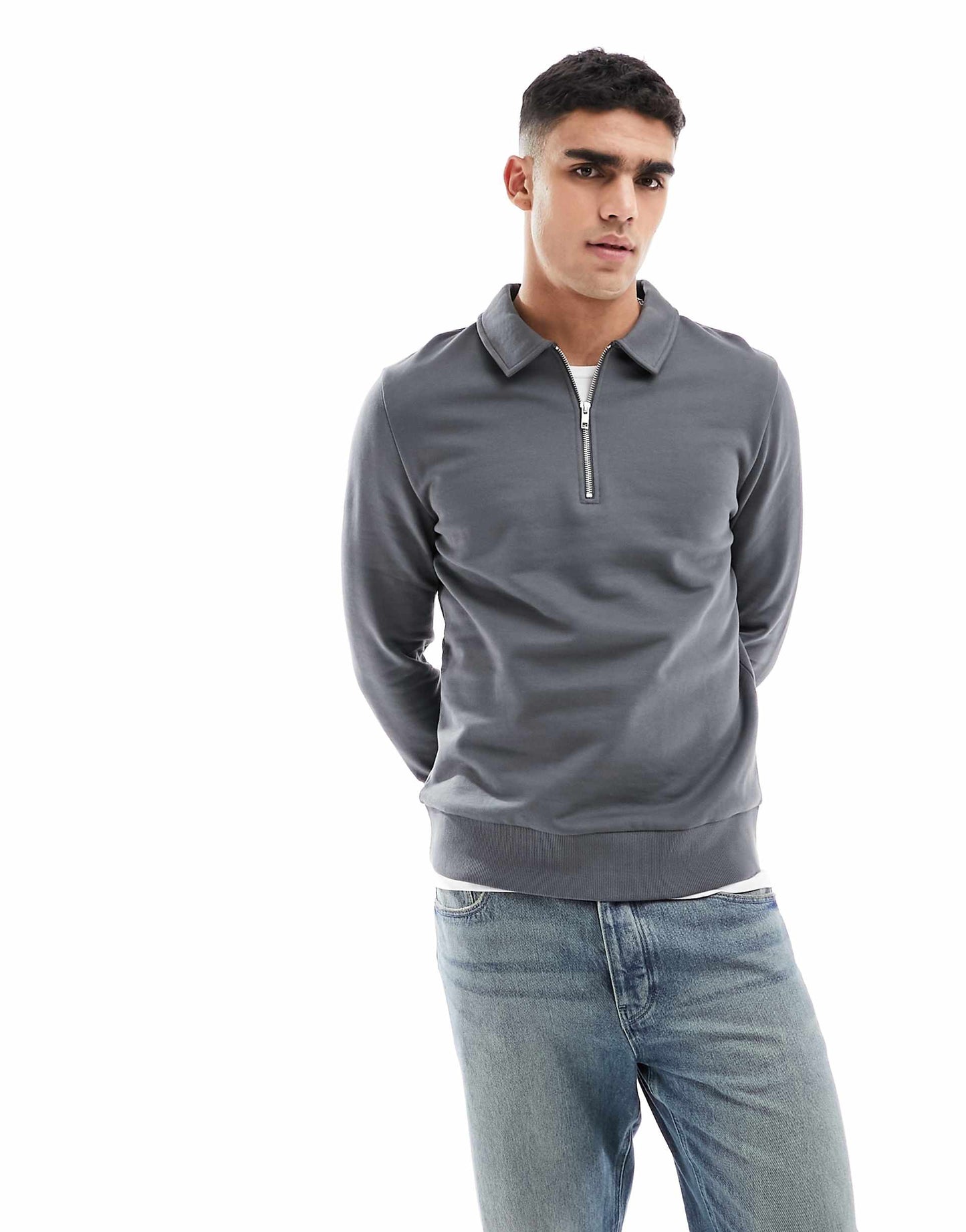 Polo Quarter Zip Sweatshirt