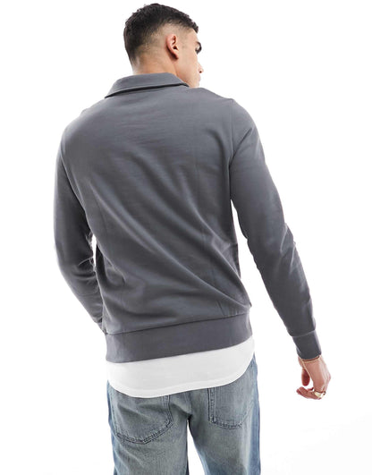 Polo Quarter Zip Sweatshirt