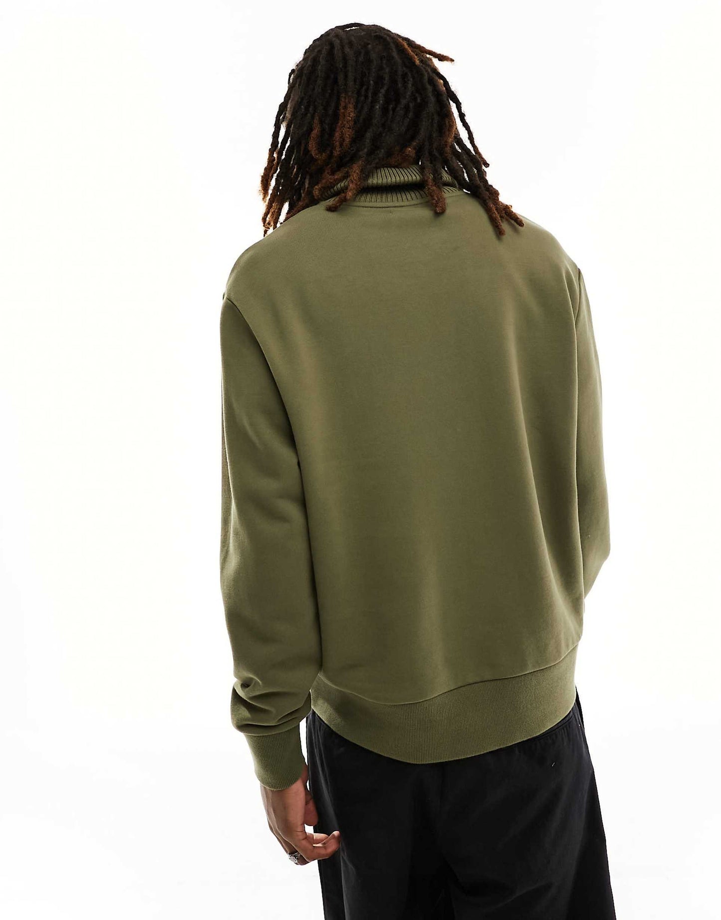 Quarter Zip With Knitted Detail