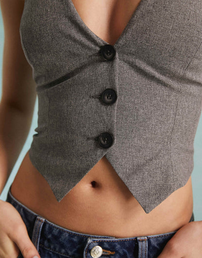 Halter Neck Waist Coat
