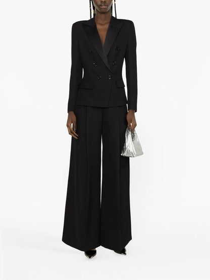 Double-Breasted Wool Blazer