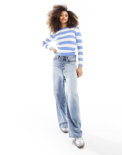 Ribbed Long Sleeve Top