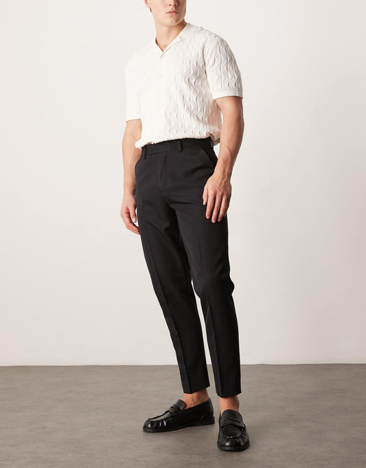 Smart Tapered Fit Trousers