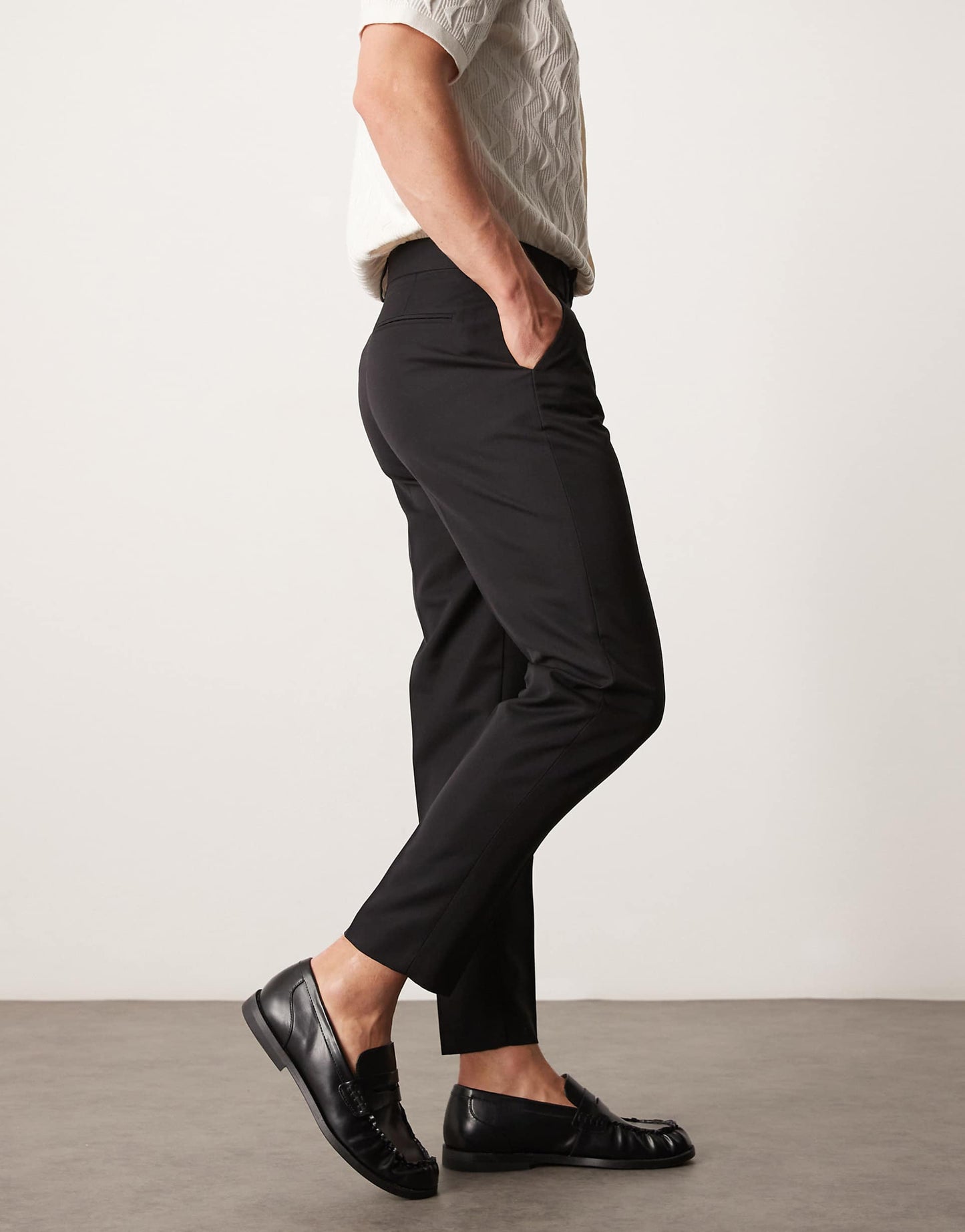 Smart Tapered Fit Trousers