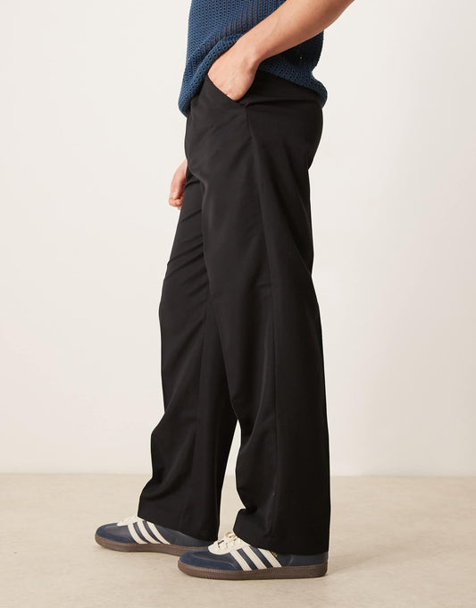 Smart Wide Leg Trousers