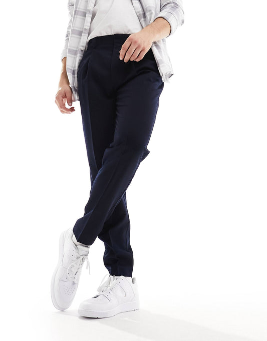 Smart Tapered Fit Trousers