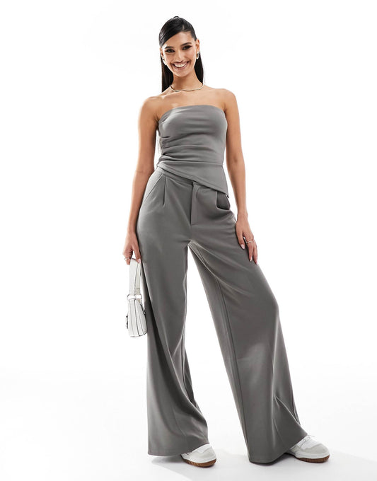 Co-Ord Smart Wide Leg Trouser