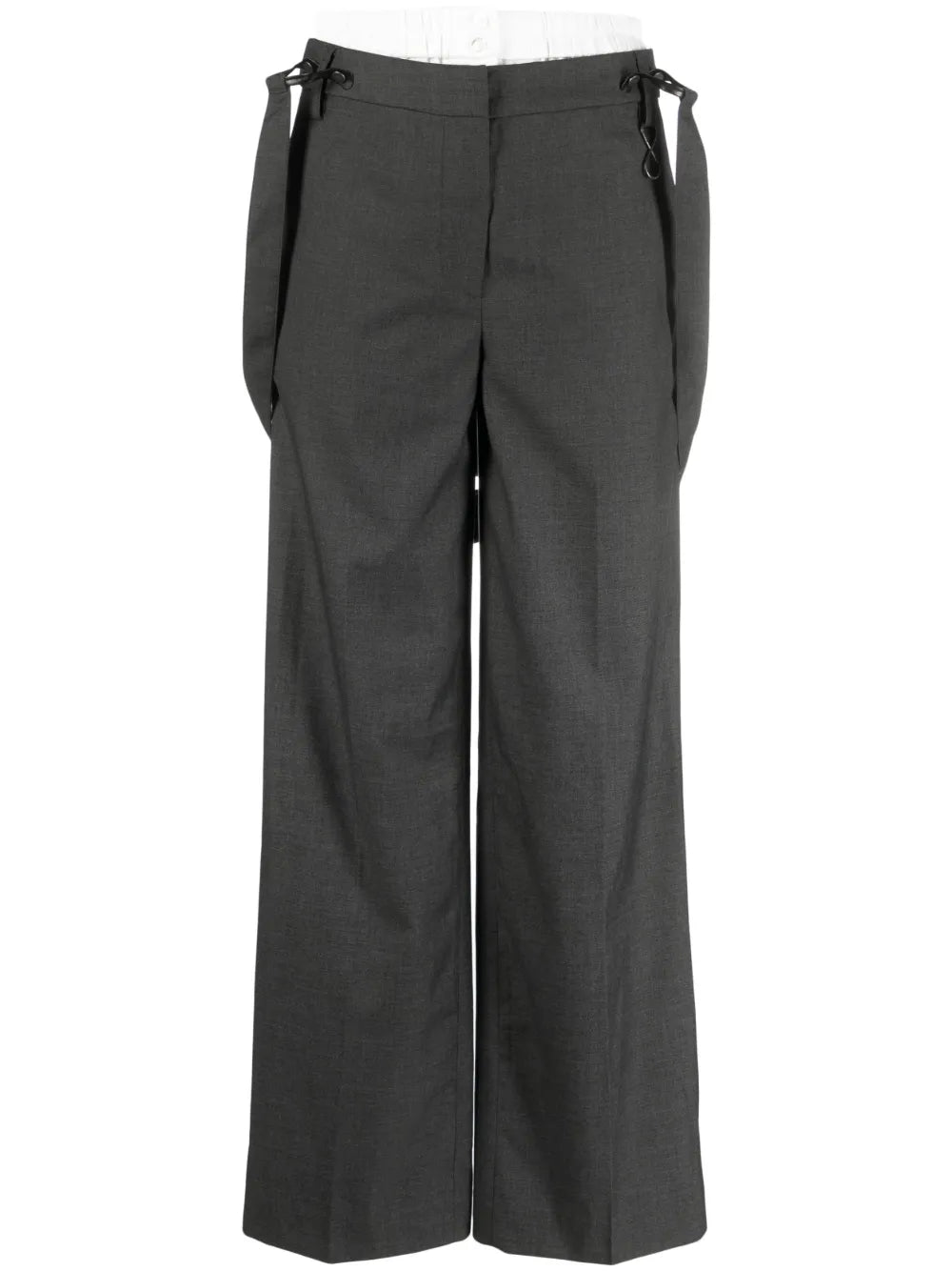 Straight-Leg Suspender Trousers