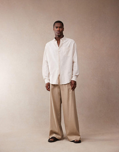 90S Oversized Linen Shirt