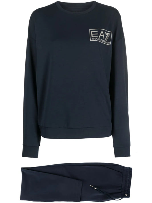 Logo-Print Crew-Neck Tracksuit