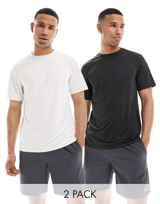 Icon Training T-Shirt With Quick Dry 2 Pack