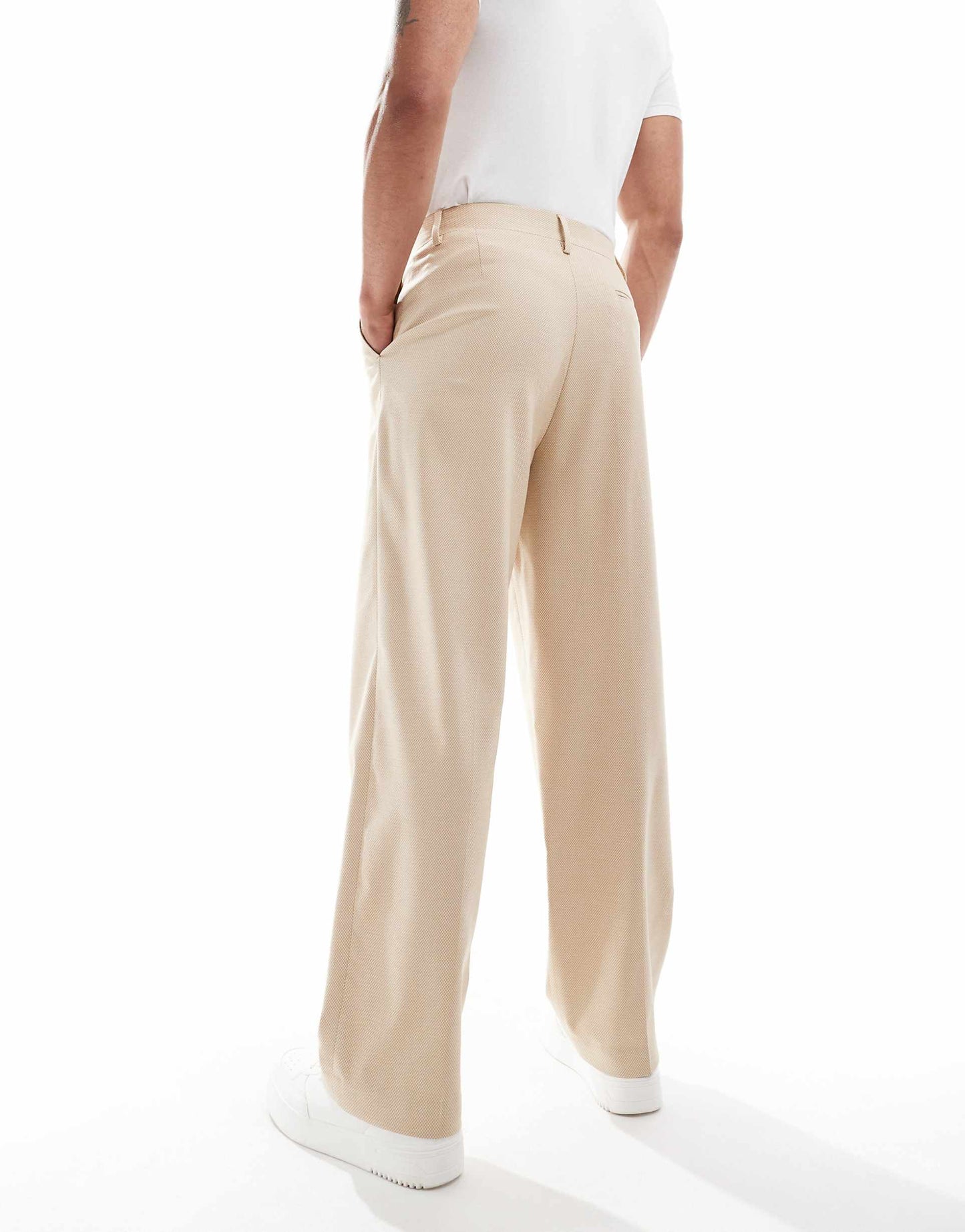 Wide Leg Suit Trouser