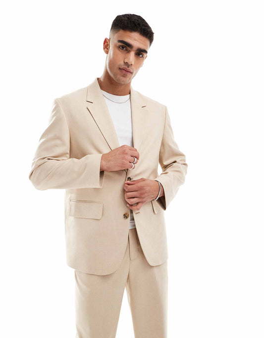Wedding Relaxed Throw On Suit Jacket