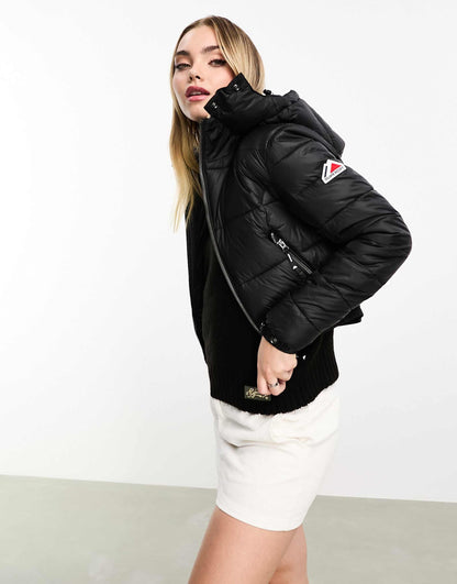 Crop Hooded Fuji Jacket