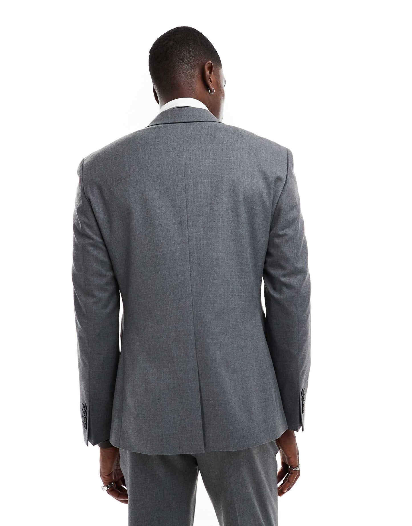 Slim Fit Suit Jacket With Wool