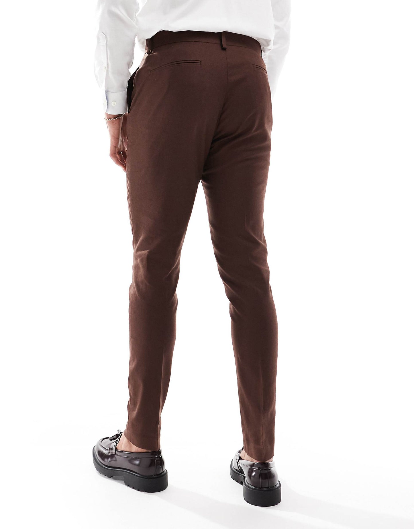 Skinny With Linen Suit Trouser