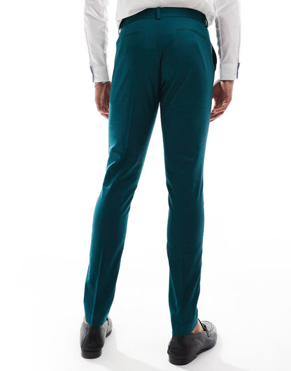 Skinny With Linen Suit Trouser