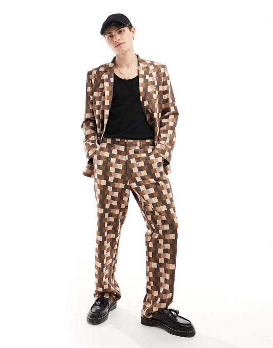 Wide Suit Trouser