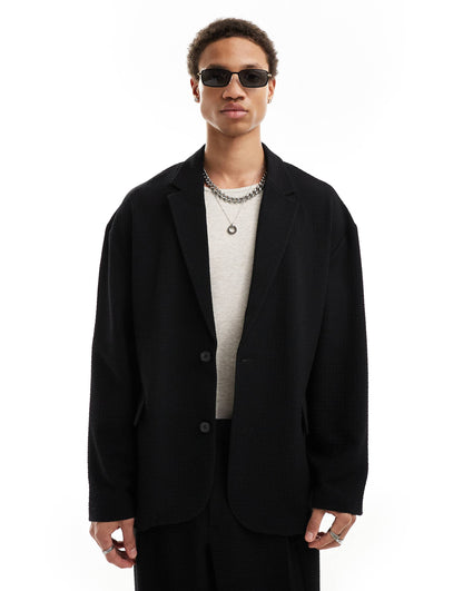 Unstructured Oversized Suit Jacket