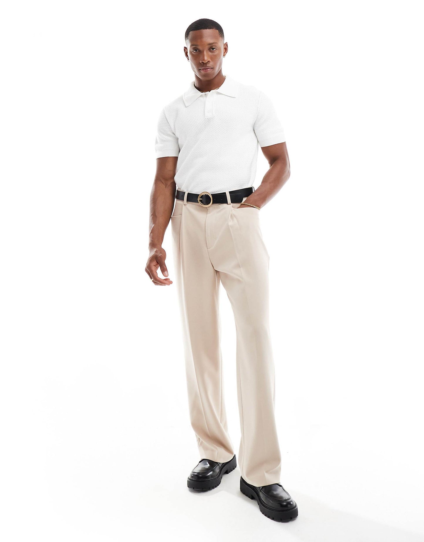 Wide Fit Suit Trousers