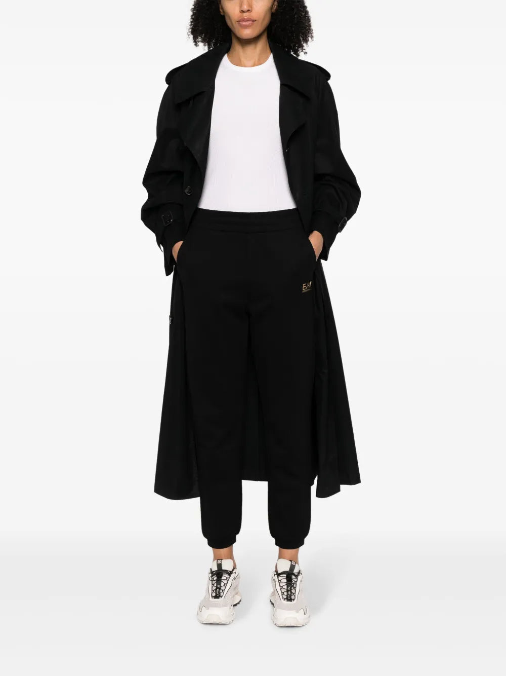 Logo-Print Cropped Track Pants