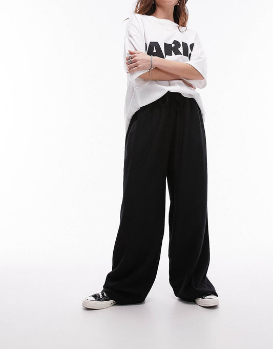 Linen Blend Balloon Trouser