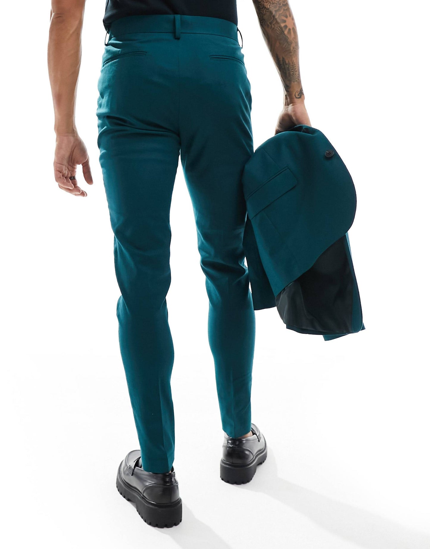 Super Skinny With Linen Suit Trouser