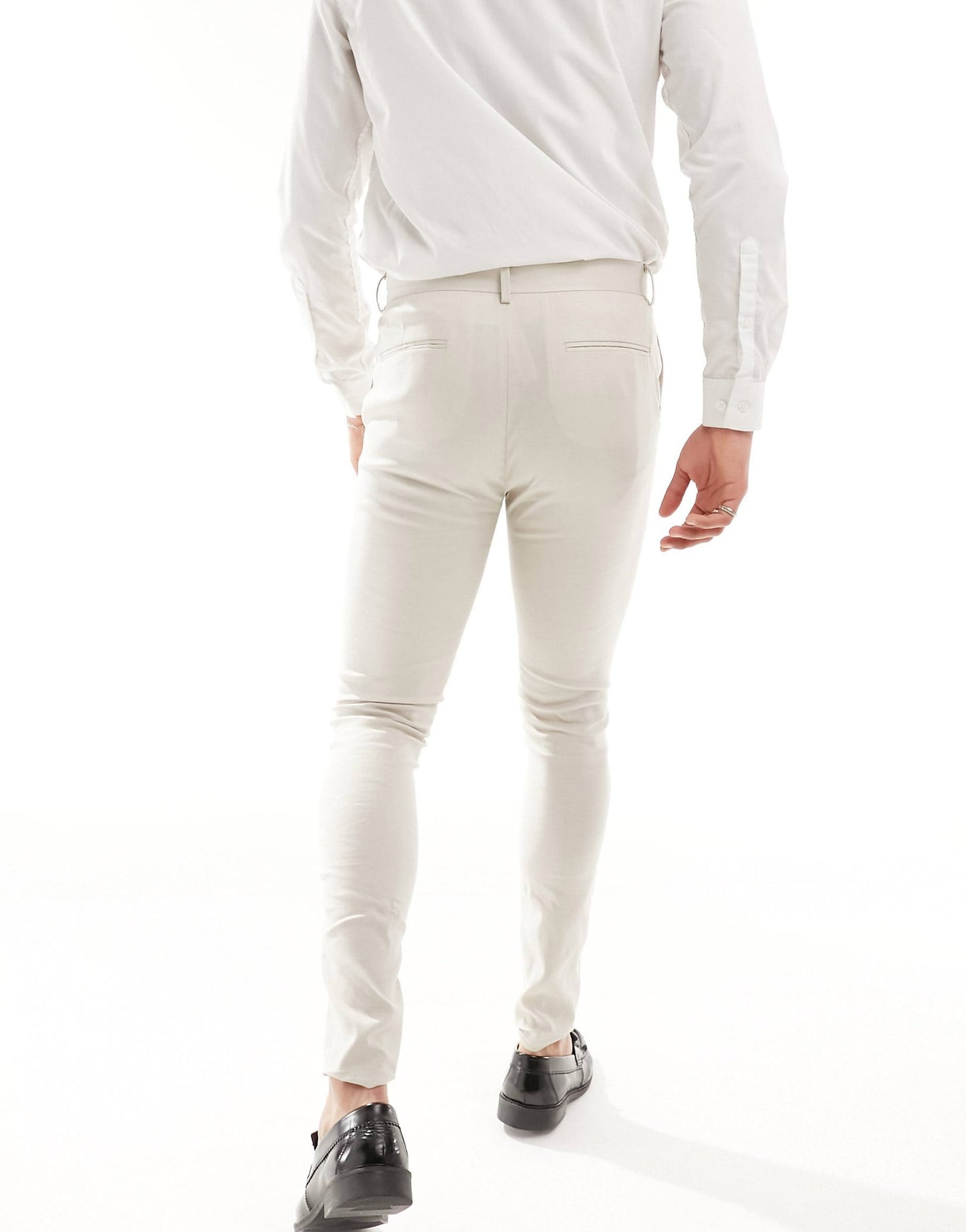 Super Skinny With Linen Suit Trouser