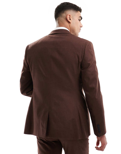 Super Skinny With Linen Suit Jacket